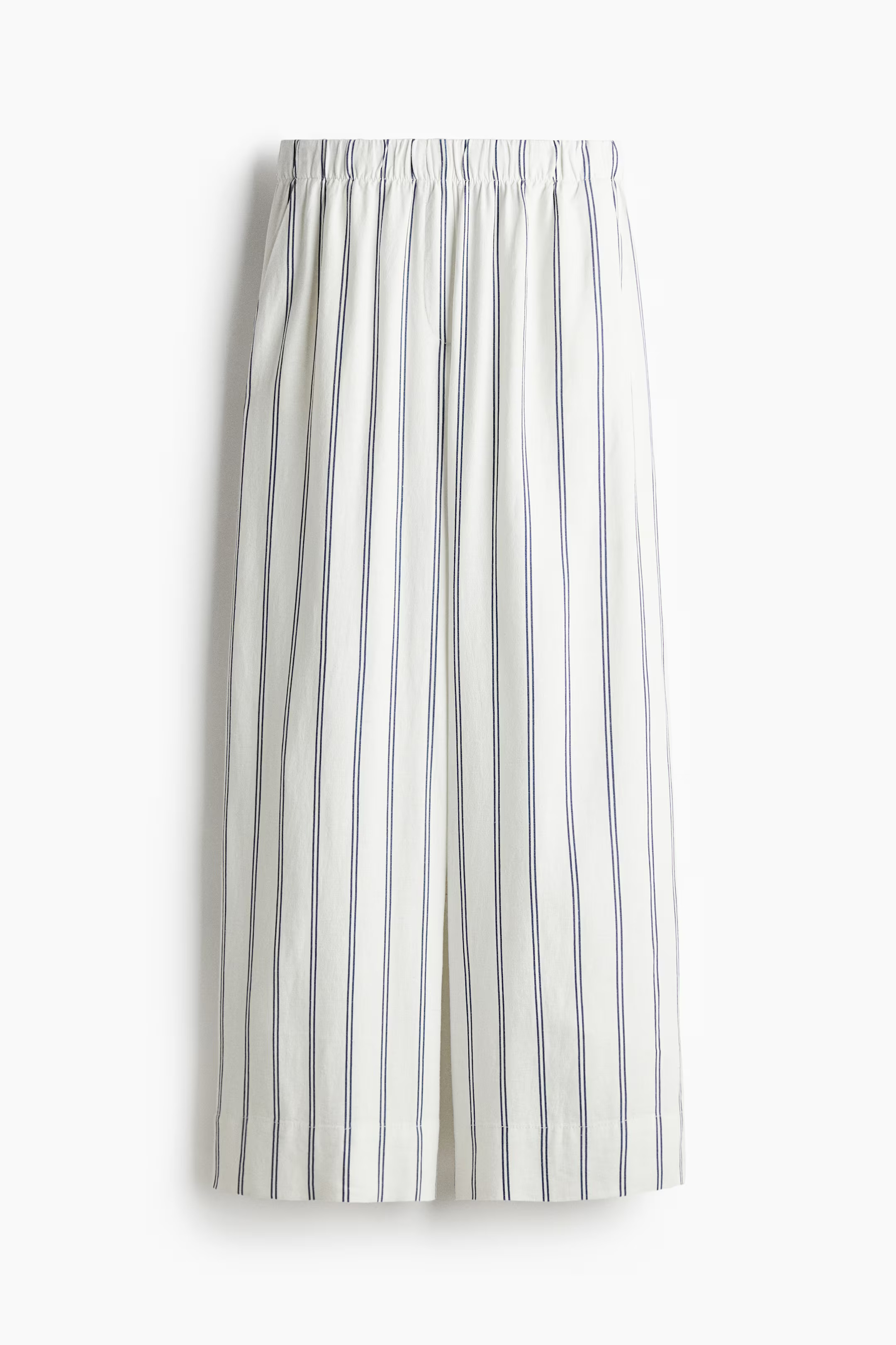 Wide-Leg Linen-Blend Pants | H&M (US + CA)