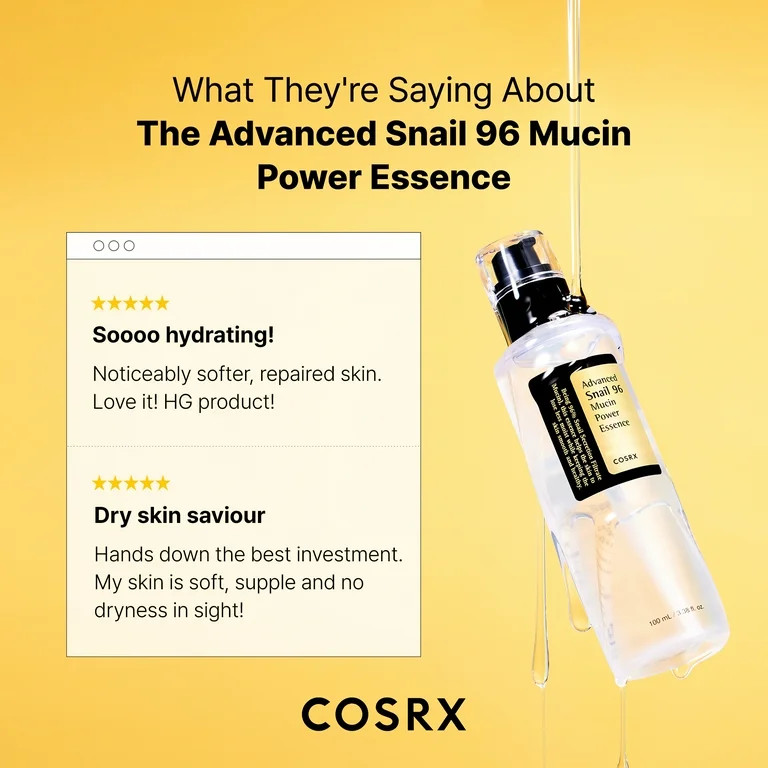 COSRX Advanced Snail 96 Mucin Power Essence (3.38 fl.oz) | Walmart (US)