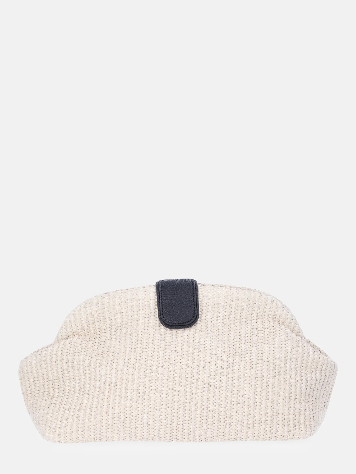 Free Assembly Women's Textured Clutch Handbag, Straw | Walmart (US)