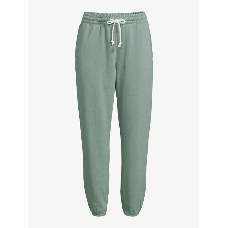 Free Assembly Women's Classic Cotton Blend Sweatpants | Walmart (US)
