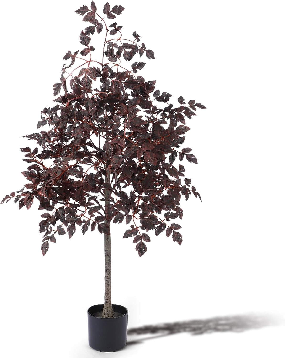 4 ft Artificial Fall Tree, Plum Cimicifuga Leaves, Autumn Decor | Amazon (US)