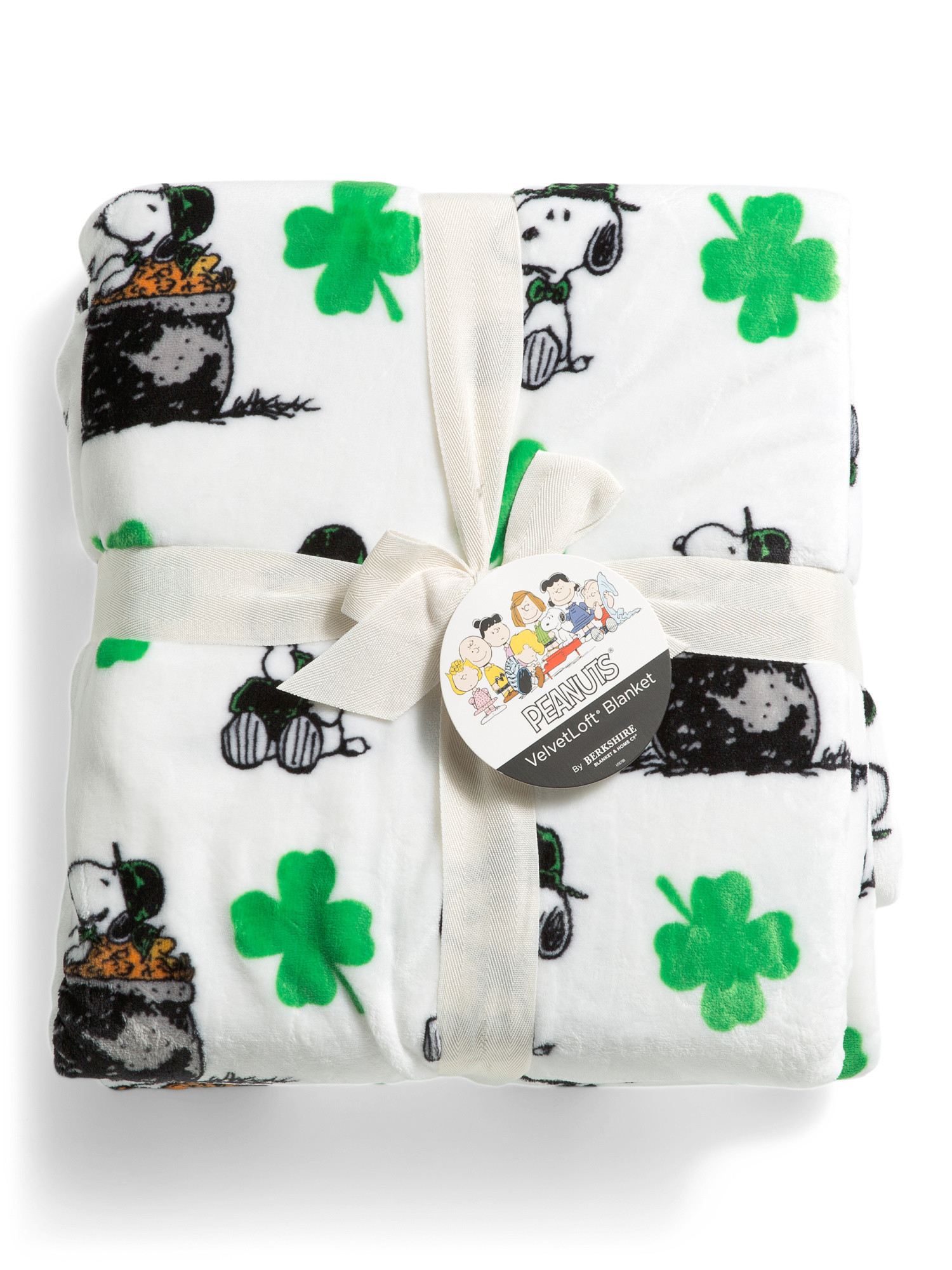 Woodstocks Shamrock Party Blanket | TJ Maxx