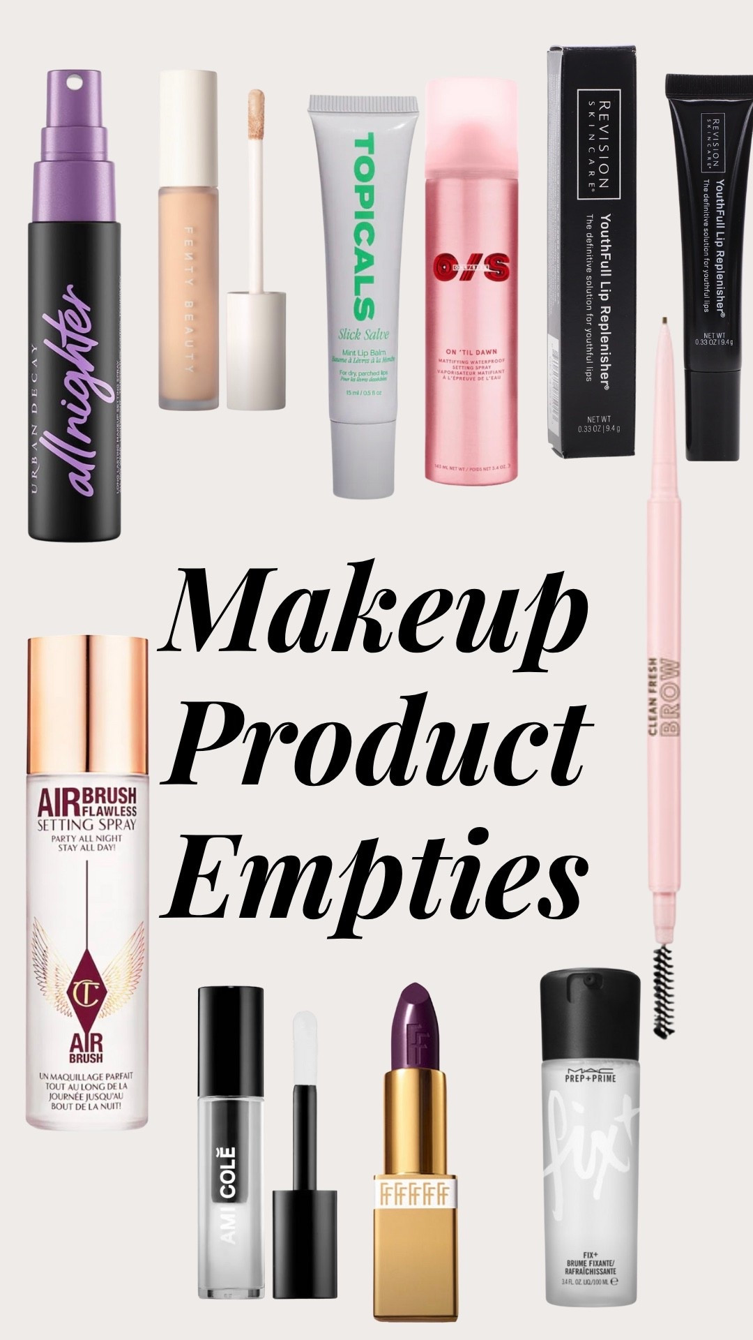 Makeup empties don’t lie 😮‍💨 These are the ride-or-dies I used all the way up. From setting sprays to lip balms, here’s everything I hit pan on or squeezed dry.
💋 Tap to shop my must-replace makeup favorites!

#LTKMakeupEmpties #LTKmakeup #LTKbeauty #LTKfinds #LTKunder30

#LTKBeauty #LTKSeasonal #LTKTravel