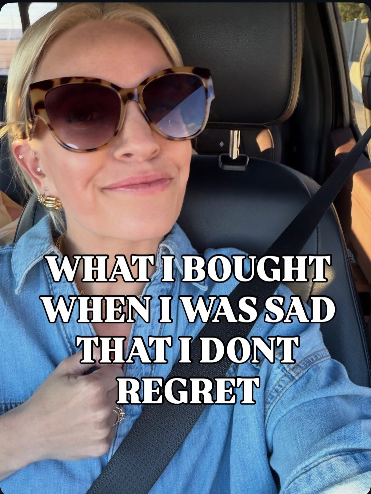 Comment SHOP and I’ll send links! Things I bought when I was sad that I don’t regret! Some of my current favorites I’m wearing and using on repeat