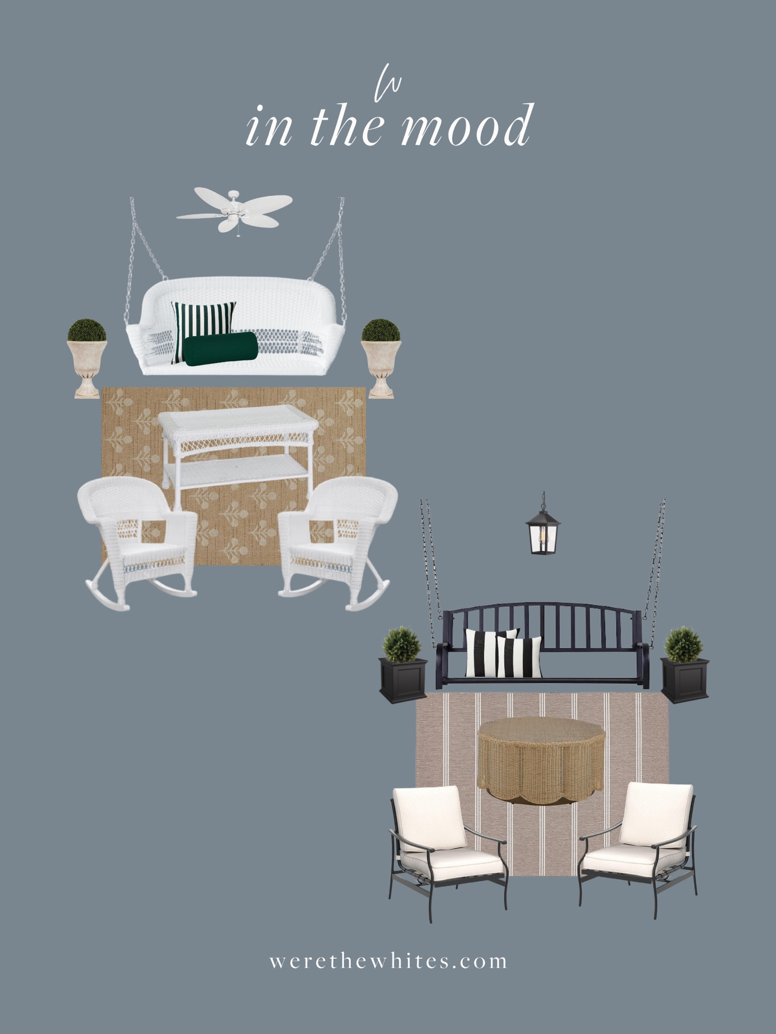 In the mood: front porch living! Inspired by our beach cottage, I’ve rounded up two looks that I love. A coastal cottage and English traditional. Which do you like best? 

#LTKHome #LTKSeasonal #LTKStyleTip