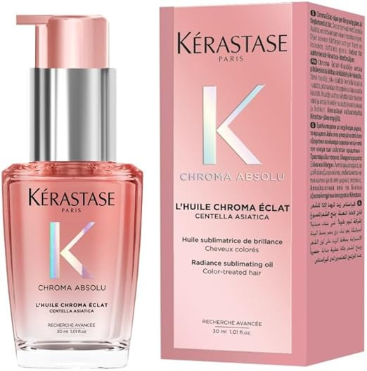 Kérastase Chroma Absolu, High Shine Hair Oil for Damaged Colour-Treated Hair, Lightweight Formul... | Amazon (UK)