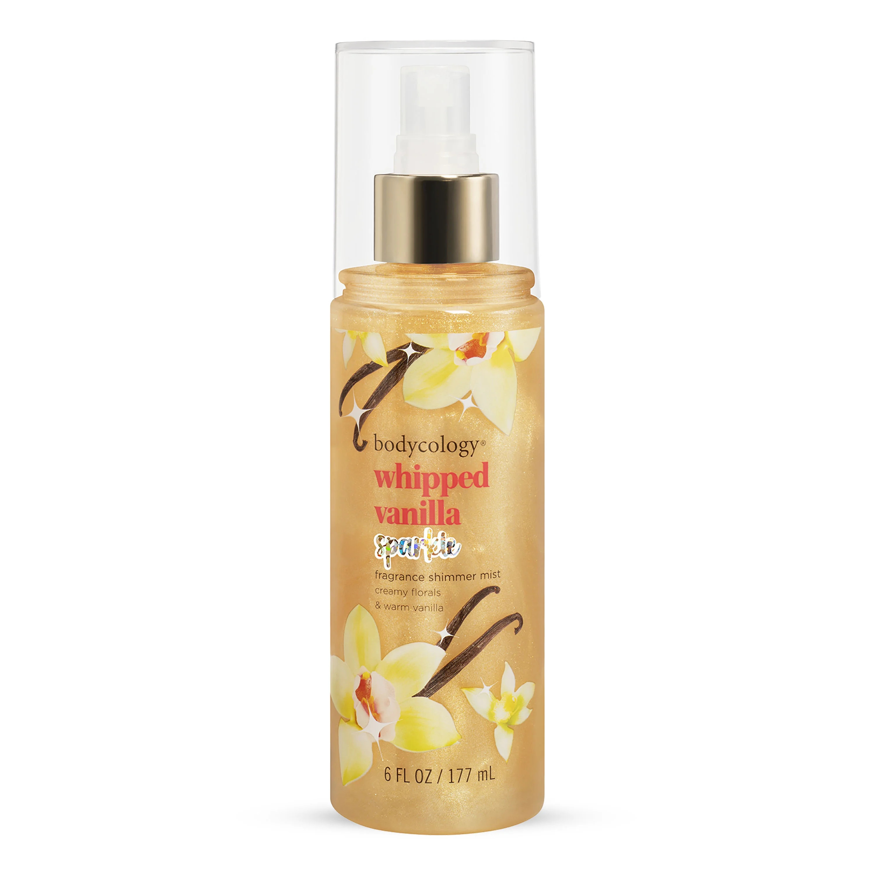 Bodycology Sparkle Fragrance Shimmer Mist, Whipped Vanilla, 6 fl oz | Walmart (US)