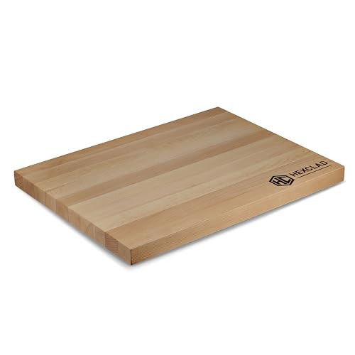HexClad Extra Large Beechwood Cutting Board, Reversible, Hardwood, Great For Chopping, Cutting, or Serving Charcuterie, 24 x 18 Inches | Amazon (US)