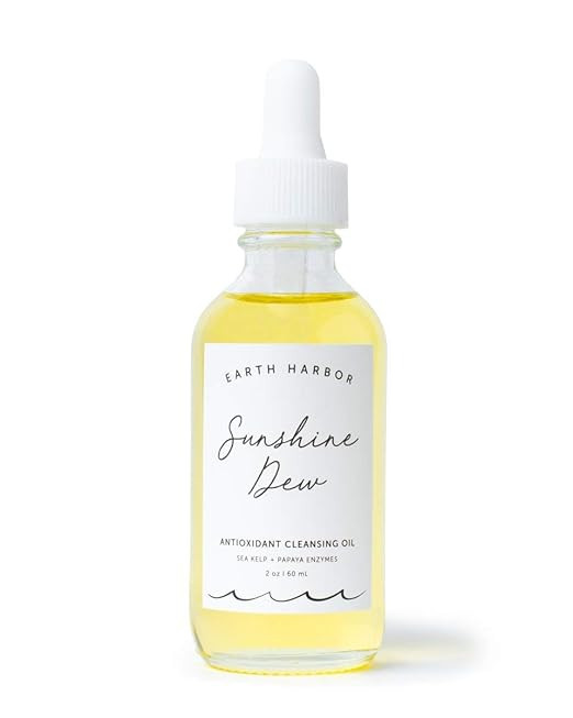 Earth Harbor | SUNSHINE DEW Cleansing Oil - Deep Cleanse & Makeup Remover | Papaya Enzymes and Se... | Amazon (US)