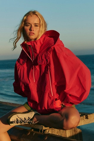 Singin' In The Rain Packable Waterproof Pullover | Free People (UK)