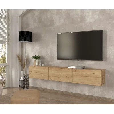 Gloriann 70.87'' W Floating TV Stand Storage Credenza | Wayfair North America