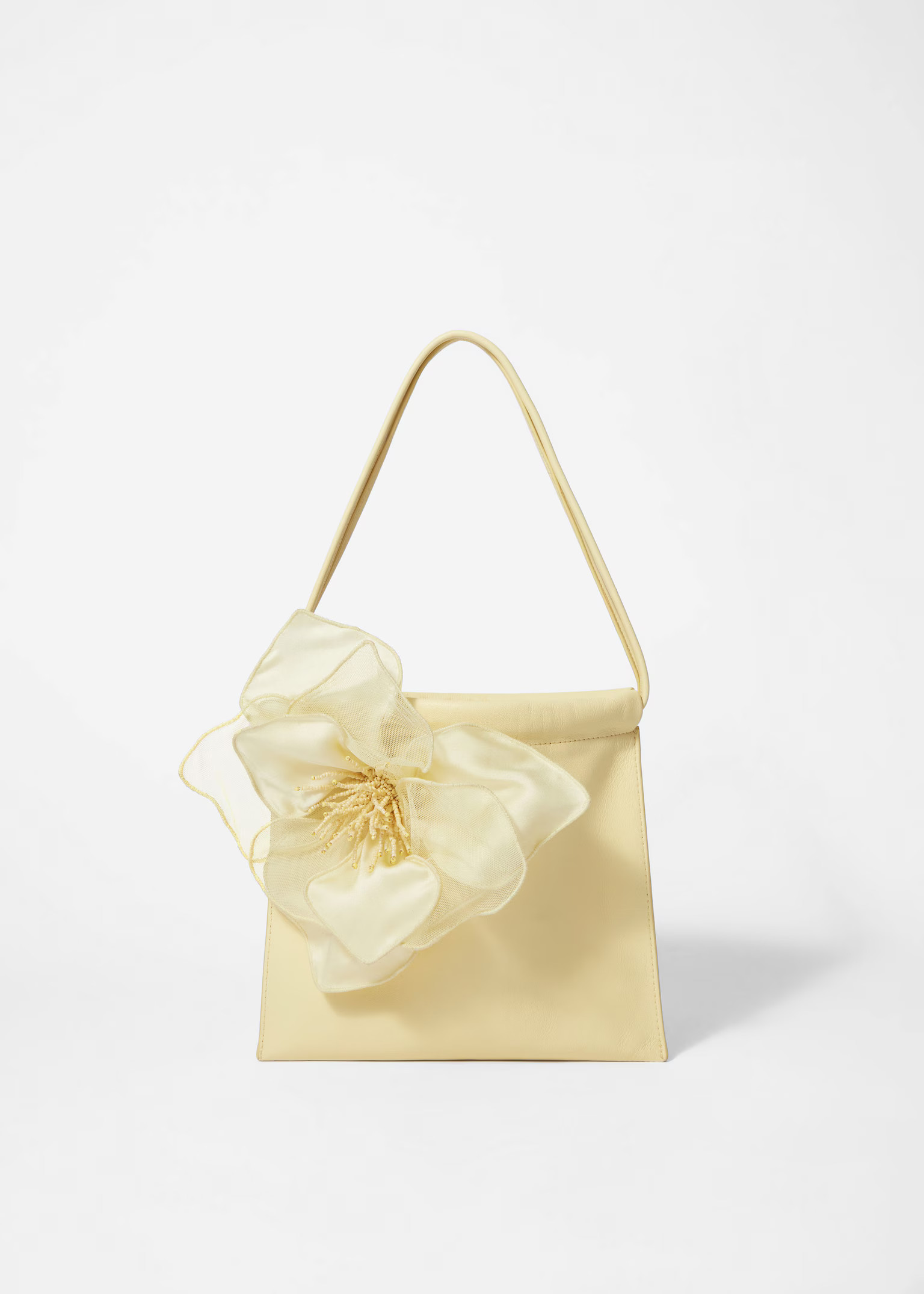 Floral-Appliqué Leather Pouch | & Other Stories UK