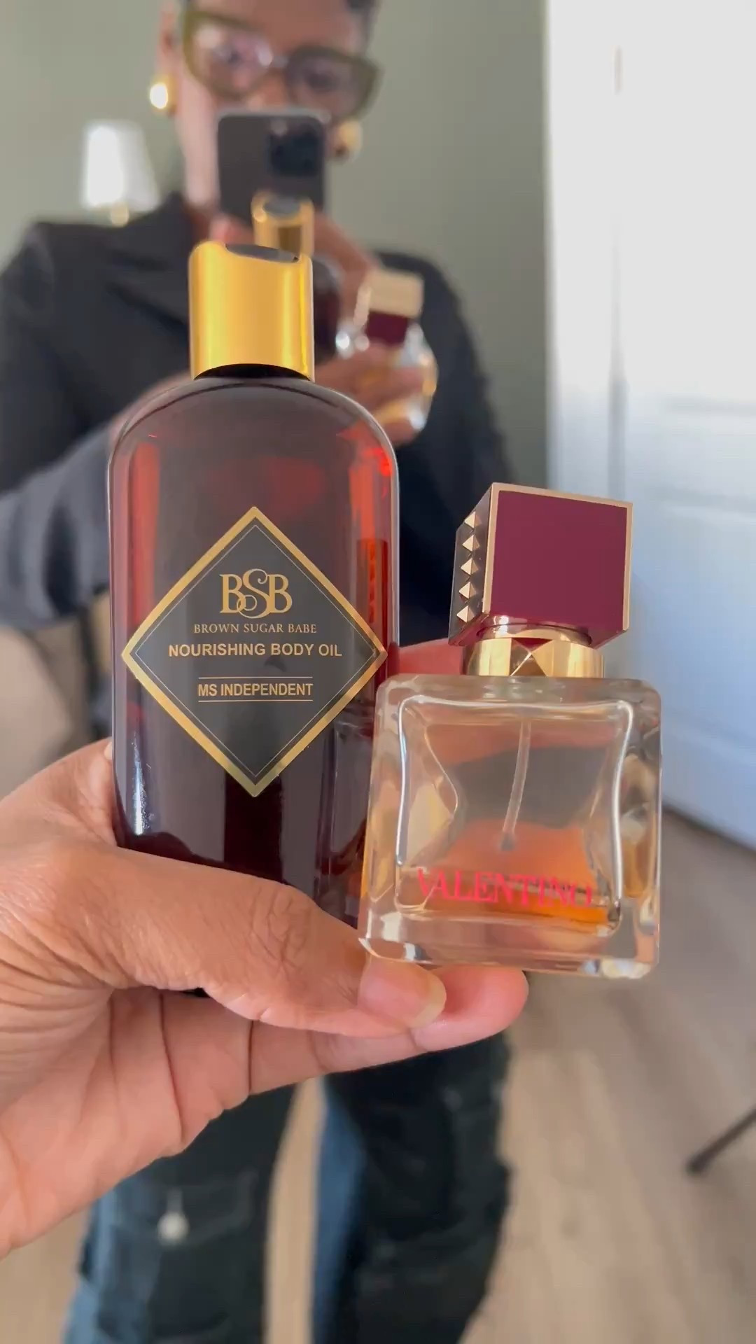 The best perfume combination Brown sugar babe miss independent and Valentino voce viva!