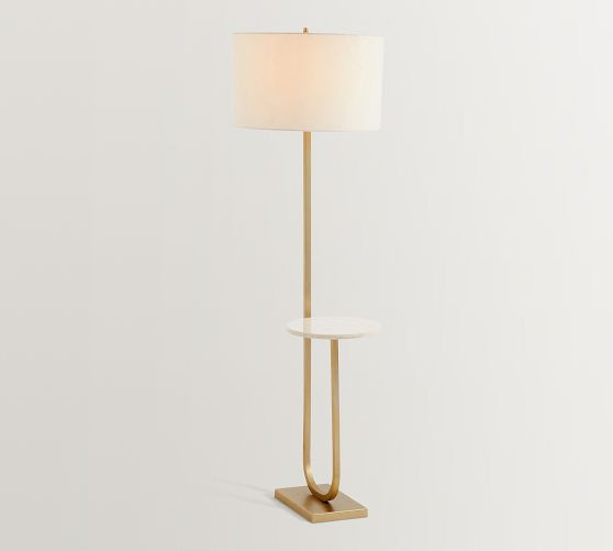 Delaney Marble Floor Lamp (65") | Pottery Barn (US)