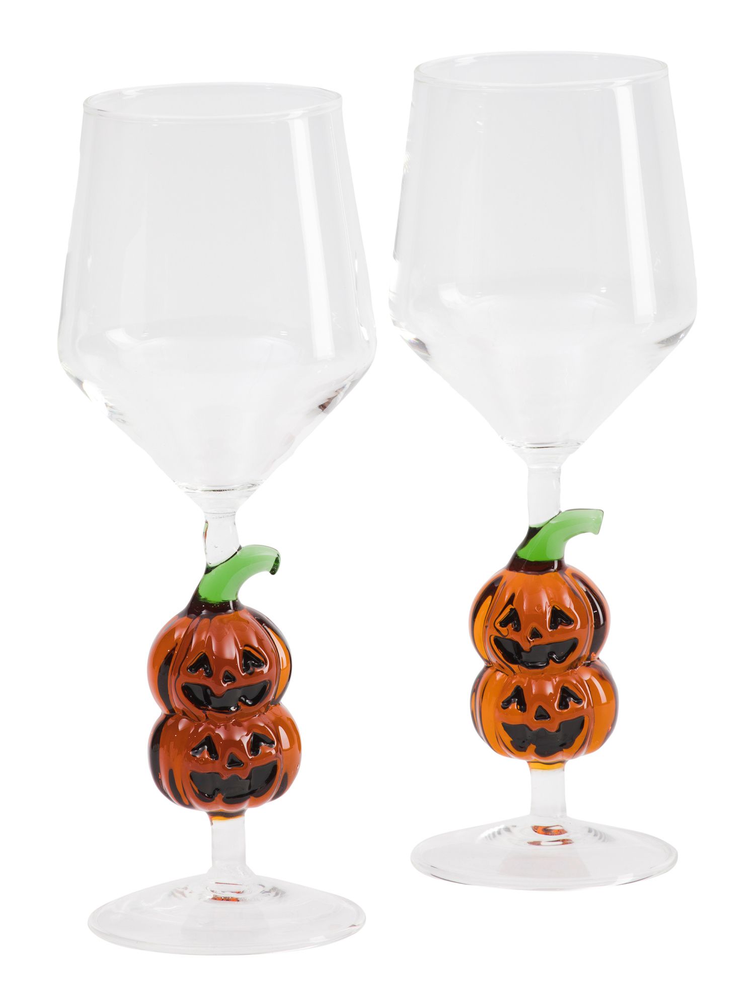 2pk Figrual Jack O Lantern Wine Glasses | Halloween | Marshalls | Marshalls