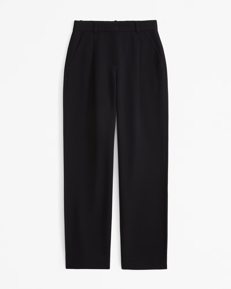 Curve Love A&F Quinn Tailored Pant | Abercrombie & Fitch (US)
