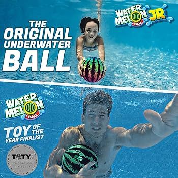 Watermelon Ball Pool Toys for Adults and Family - 2 Pack of 6 1/2" & 9" Kids, Teens, Everyone Swi... | Amazon (US)