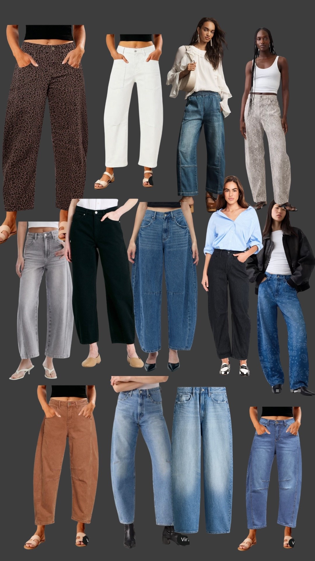 A roundup of all my favorite barrel jeans starting at 25.00.