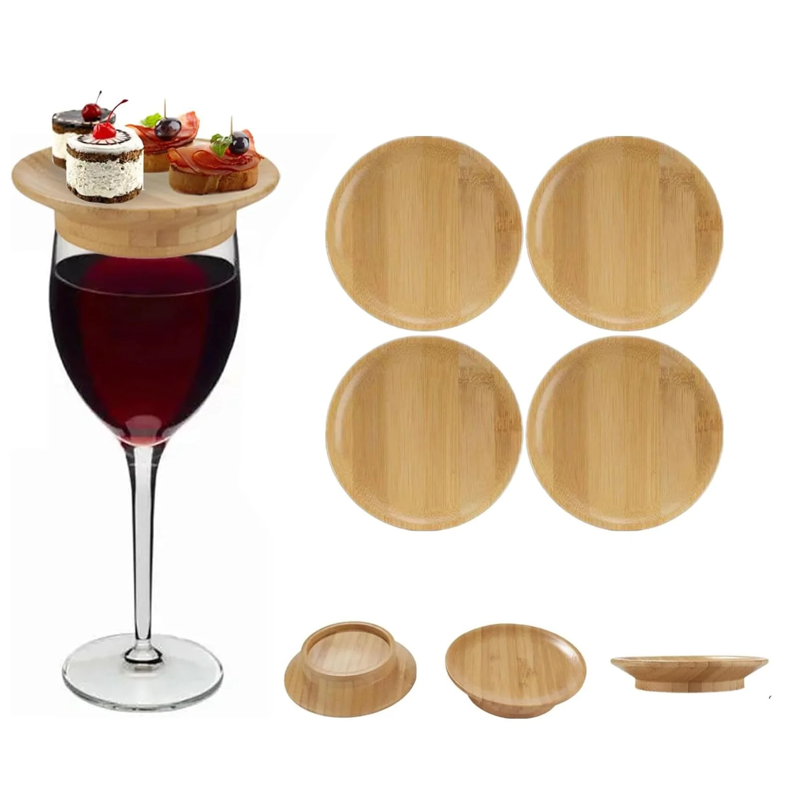 ZephyrZing Wine Glass Charcuterie Topper - Wine Glass Charcuterie Board Topper, Wine Glass Topper... | Walmart (US)