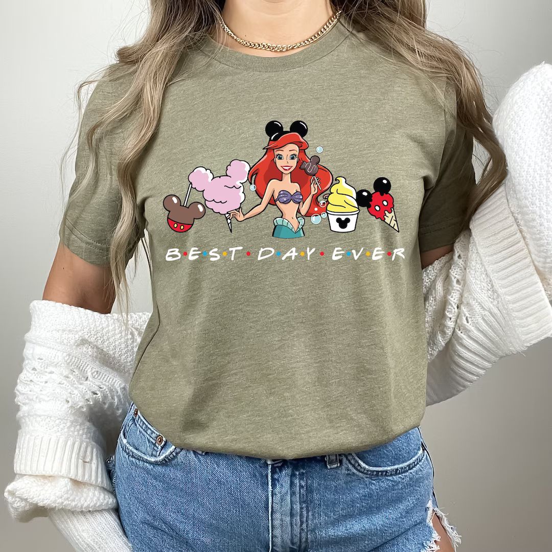 Disney Ariel Princess, Princess Ariel Shirt, Disney Princess Shirts, Disney Girl Shirt, Disney Tr... | Etsy (US)