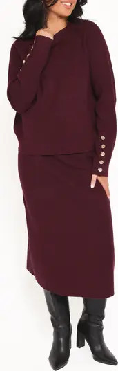 Petal & Pup Bridget Rib Sweater & Midi Set | Nordstrom | Nordstrom