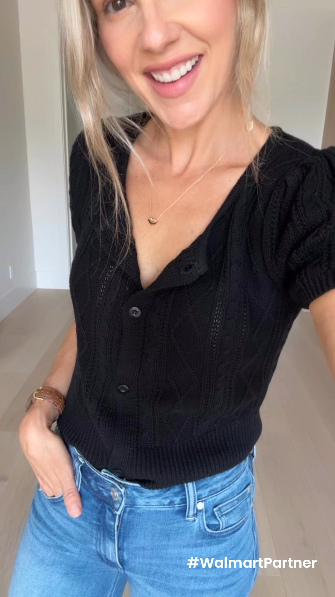 This $26 top is sooooo cute! #WalmartPartner

I love it as a transition to fall apart because it’s a sweater material but still lightweight and with a short sleeve it’s perfect for the hotter days in early fall. It also would be really nice to wear to work with a pair of dress pants. I’ll link some options for that as well!

@WalmartFashion #WalmartFashion 

#LTKOver40 #LTKWorkwear