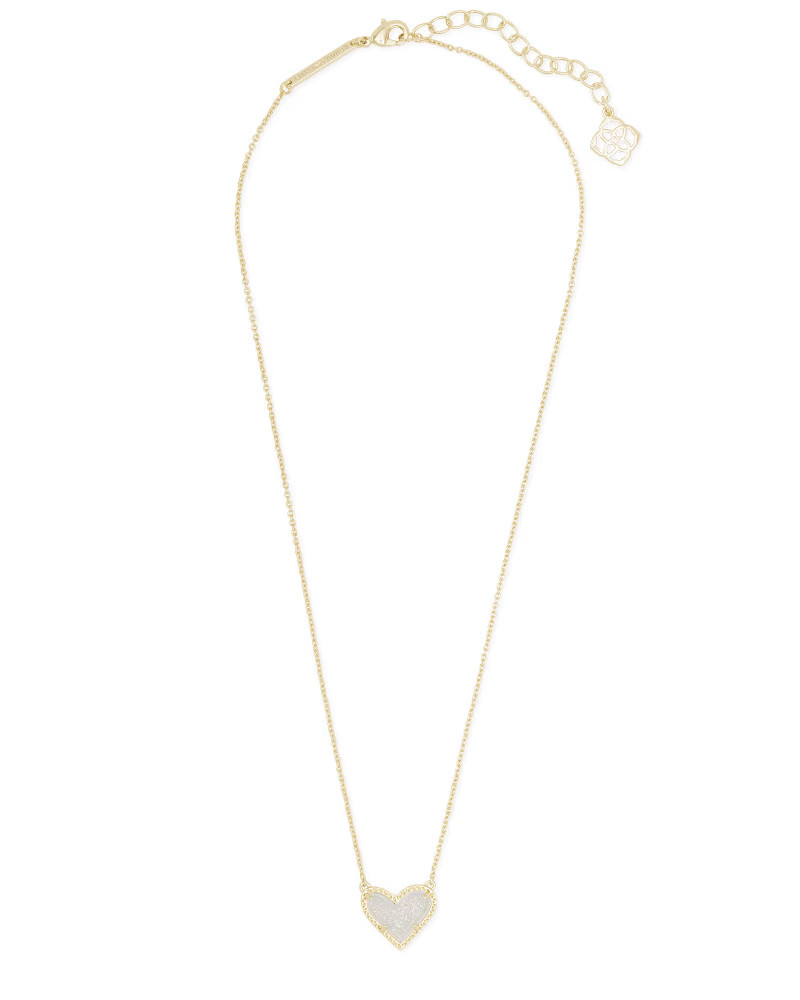 Ari Heart Pendant Necklace in Gold | Kendra Scott