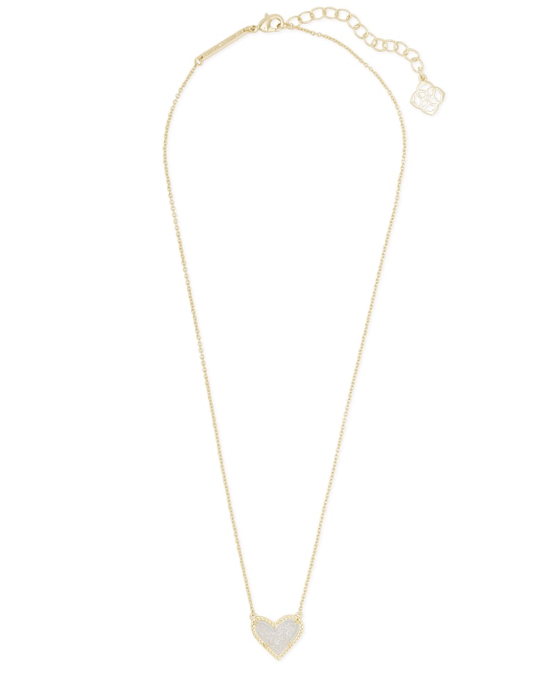 Ari Heart Pendant Necklace in Gold | Kendra Scott