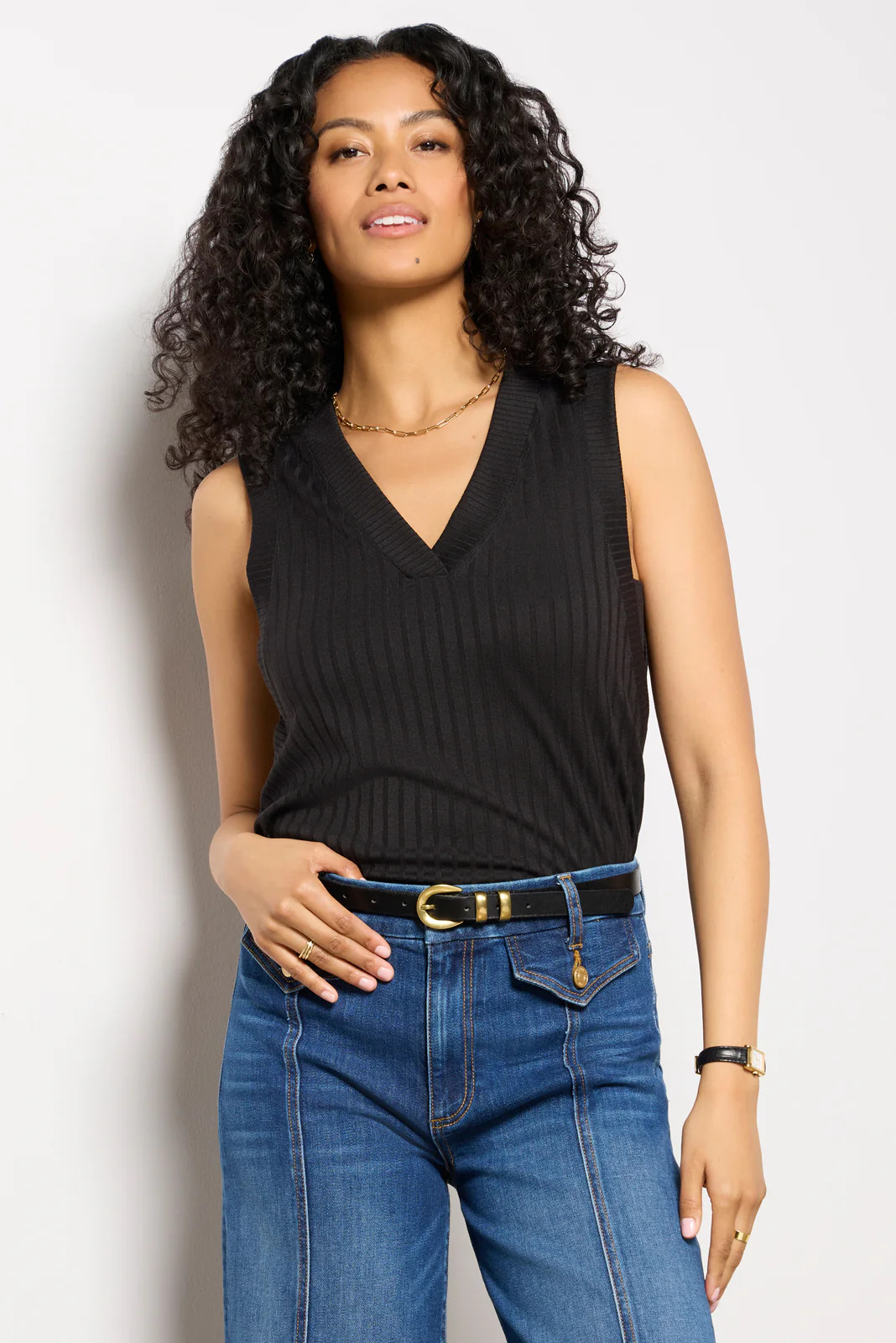 Sarina V Neck Tank | Evereve