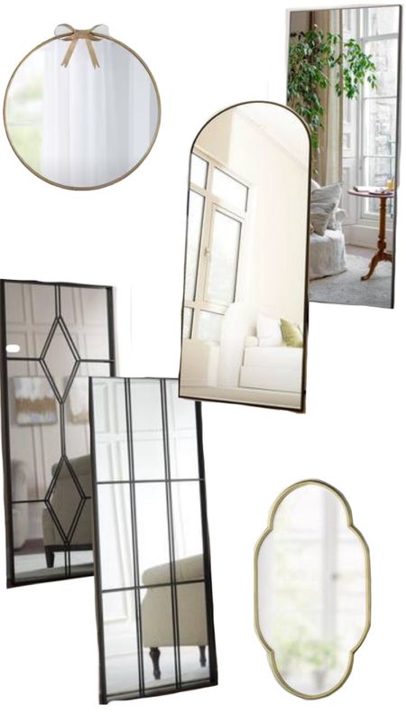 @homedepot is having a huge sale and these accent and floor length mirrors are on sale. 
I have used this black framed arch mirror is so many room transformations. You can wall mount it or lean it (comes with a stand). I’ve rounded up several of my favorite styles including this gold framed round mirror with a cute bow detail! Everything linked below! Sale ends January 24. #thehomedepotpartner 

#LTKhome #LTKsalealert