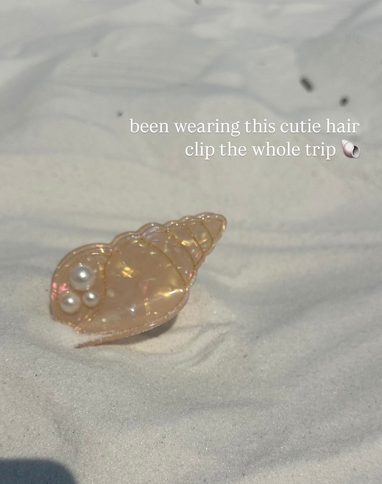 🐚 hair clip from Target! So many compliments on this one 🫶🏼 #targetfstyle #hairclip #beachaccessories 

#LTKSummerEdit #LTKSeasonal #LTKBeauty