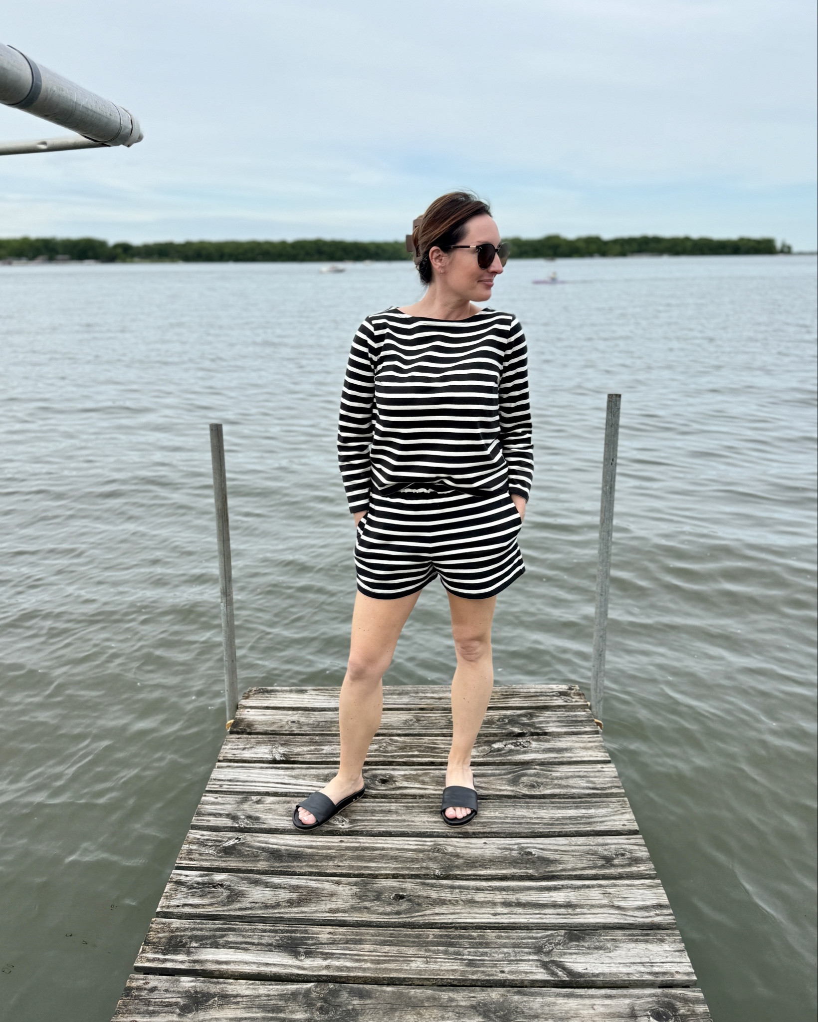 Stripes? At a lake? Groundbreaking. #stripes #jvrew

#LTKTravel #LTKStyleTip