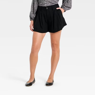 Women's High-Rise Pleated Fashion Shorts - Universal Thread™ | Target