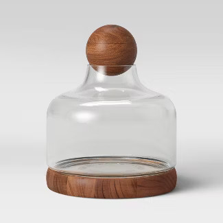Recycled Glass/Wood Terrarium Blue - Smith & Hawken™ | Target