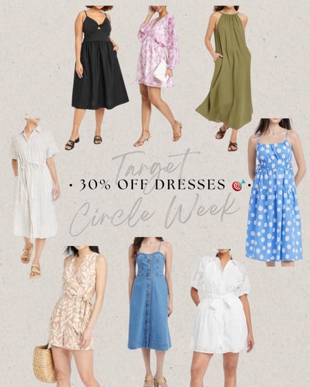 Target circle week 30% off dresses
#target

#LTKxTarget #LTKsalealert