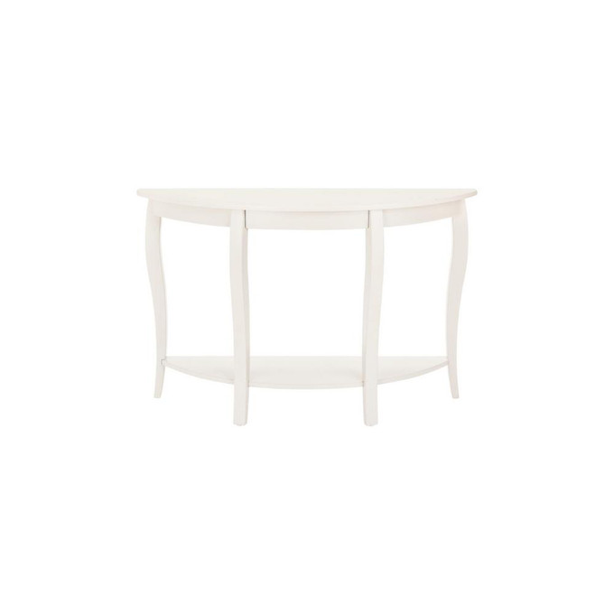 Click for more info about Bellevale Demilune Ivory Wood Console Table (47.87 in. W x 30.7 in. H)