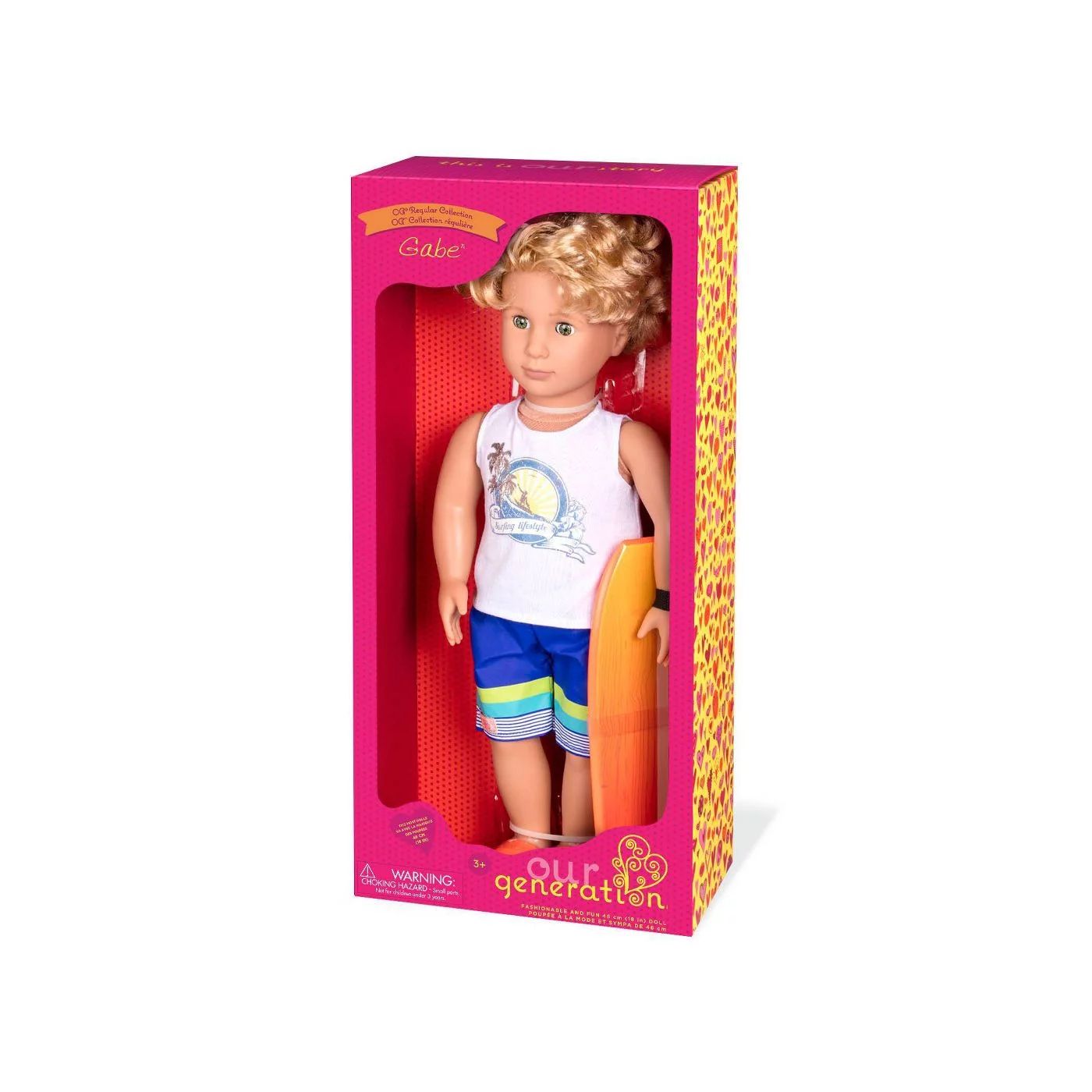 Our Generation Regular Surfer Boy Doll - Gabe | Walmart (US)