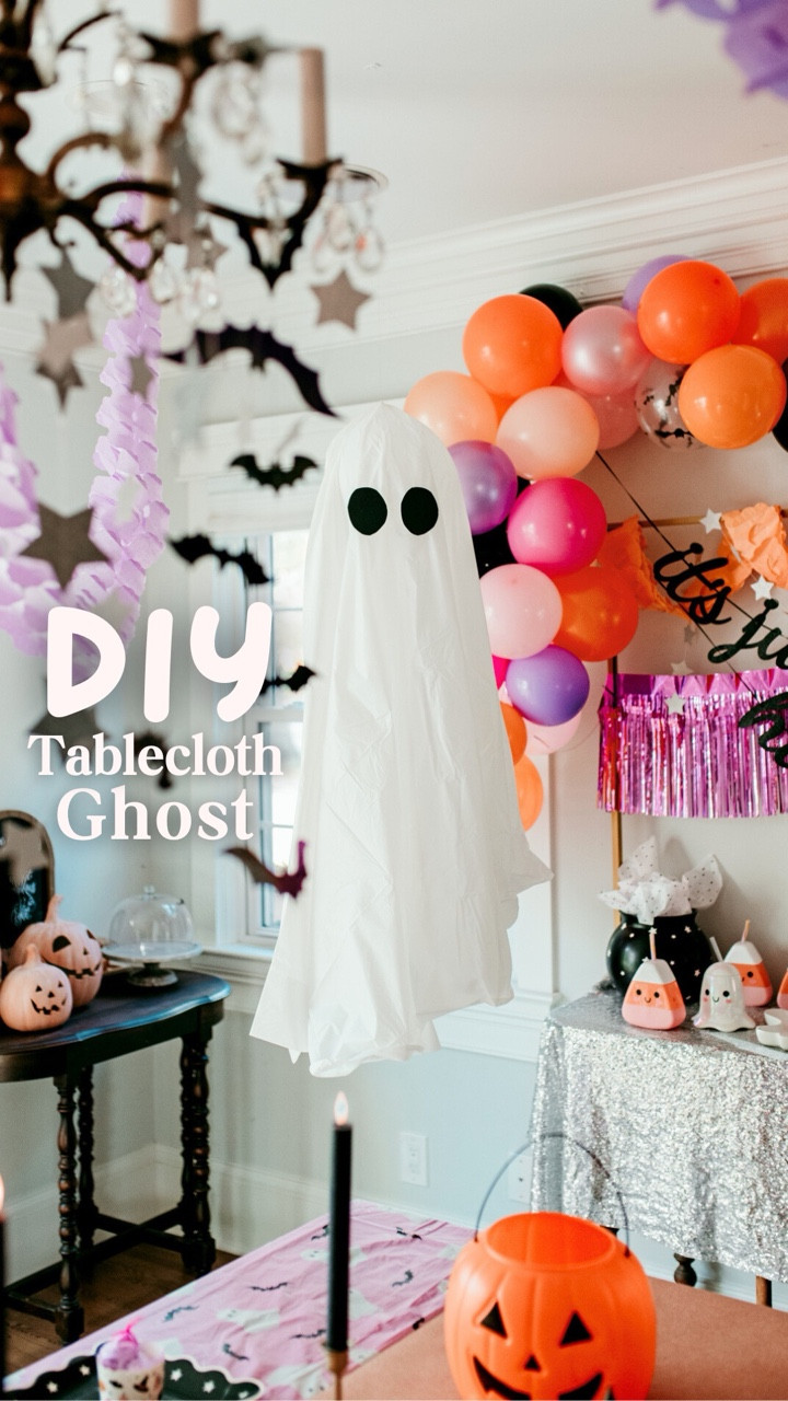Floating Tablecloth Ghosts 👻✨make your own before Halloween! 🎃

These cute ghosties are one of my favorite easy Halloween DIYs: simple ☑️, mess-free ☑️, budget-friendly ☑️, and big impact ☑️ !!

They’ll add the perfect whimsical touch to your spooky season décor or Halloween party setup. Bonus: they fold flat for easy storage so you can reuse them year after year! 💫



🖤 Happy Haunting !

#LTKHalloween #LTKFamily #LTKParties