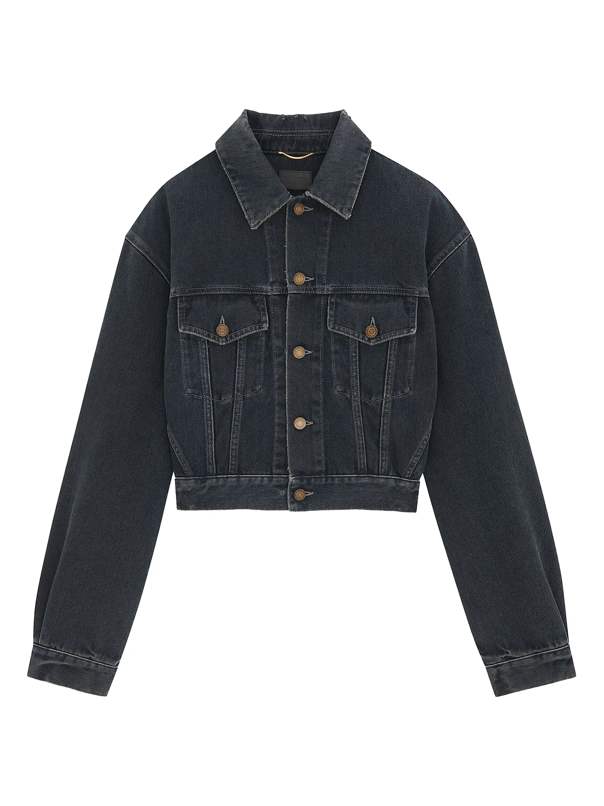 80's Jacket in Dark Denim | Saks Fifth Avenue