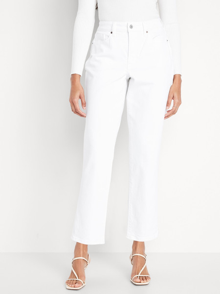Curvy High-Waisted OG Straight Ankle Jeans | Old Navy (US)