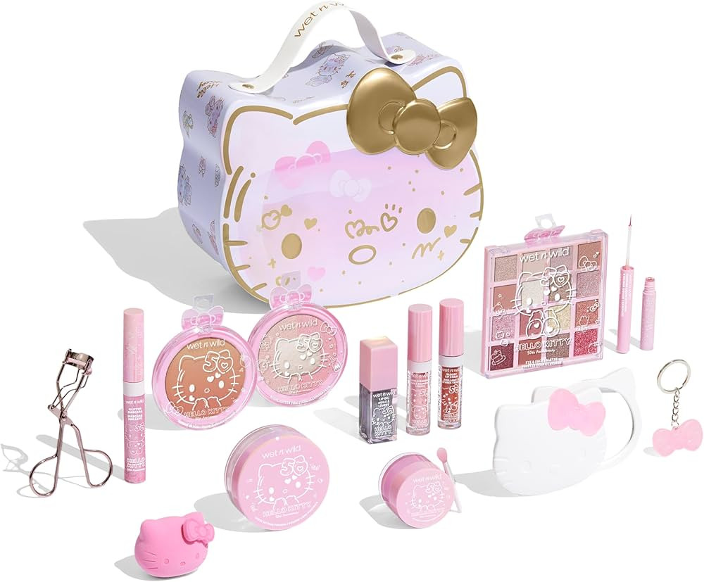 wet n wild Hello Kitty PR Box, Makeup Set with Versatile Unique looks, 2-Layered Keepsake Box, Bu... | Amazon (US)