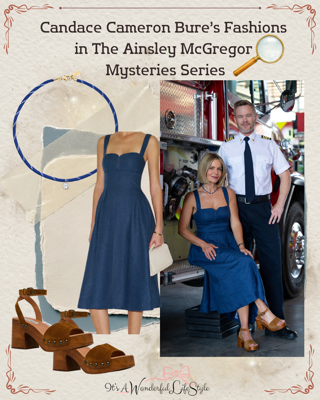 Candace Cameron Bure is back as Ainsley McGregor—and so is her fabulous fashion! 🔎💙 Sharing a few of her stylish looks from the new mystery series.

#ainsleymcgregormysteries #candacecameronbure #greatamericanfamily 

 