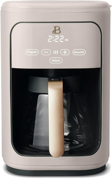 Beautiful 14-Cup Programmable Coffee Maker, Touch-Activated Display, Auto Brew with 3 Flavor Opti... | Amazon (US)