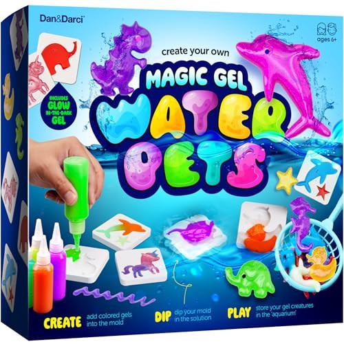 Dan&Darci Aqua Fairy Water Gel Kit for Kids - Easter Gift - Magic Elf Toy Kits - Waters Pets - DIY Squishy Maker Set - Craft for Kids - Make Your Own Squishies Toys Crafts - Gifts for Boys & Girls | Amazon (US)