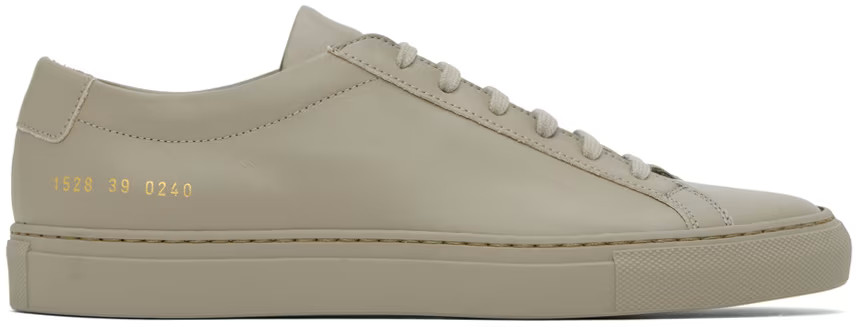 Common Projects - Taupe Achilles Sneakers | SSENSE