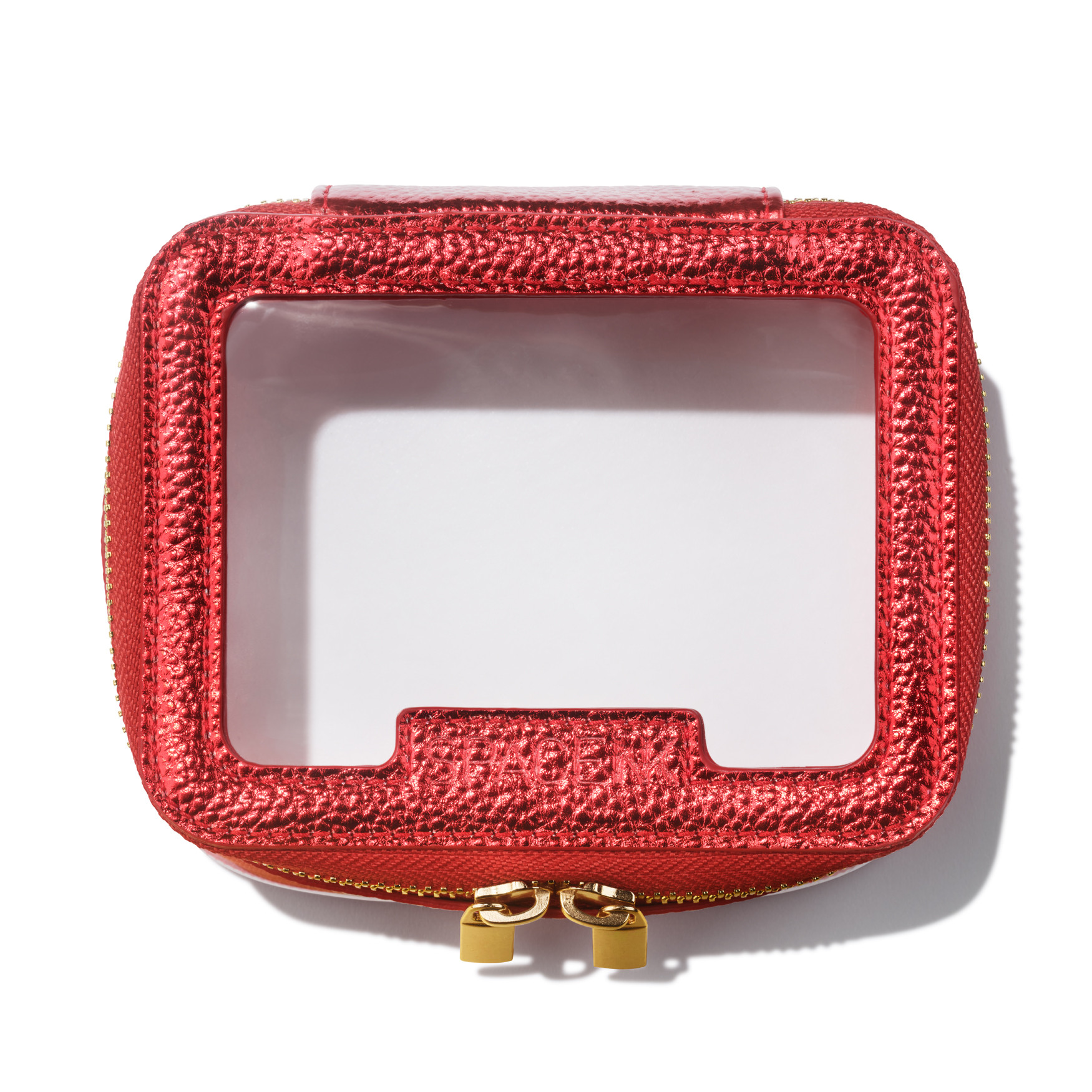 Mini Travel Bag - Metallic Red | Space NK - UK