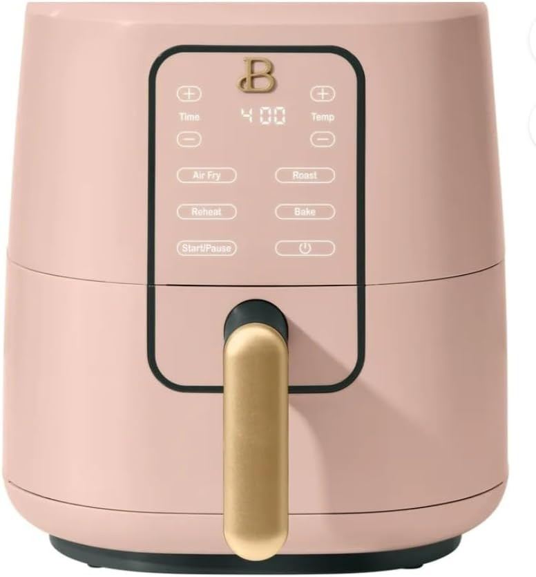 Beautiful 3 Qt Air Fryer with TurboCrisp Technology, EverGood Ceramic Nonstick Coating, Rose by D... | Amazon (US)