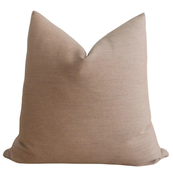 Seashell Pink Indoor/Outdoor Pillow Cover | Hackner Home (US)