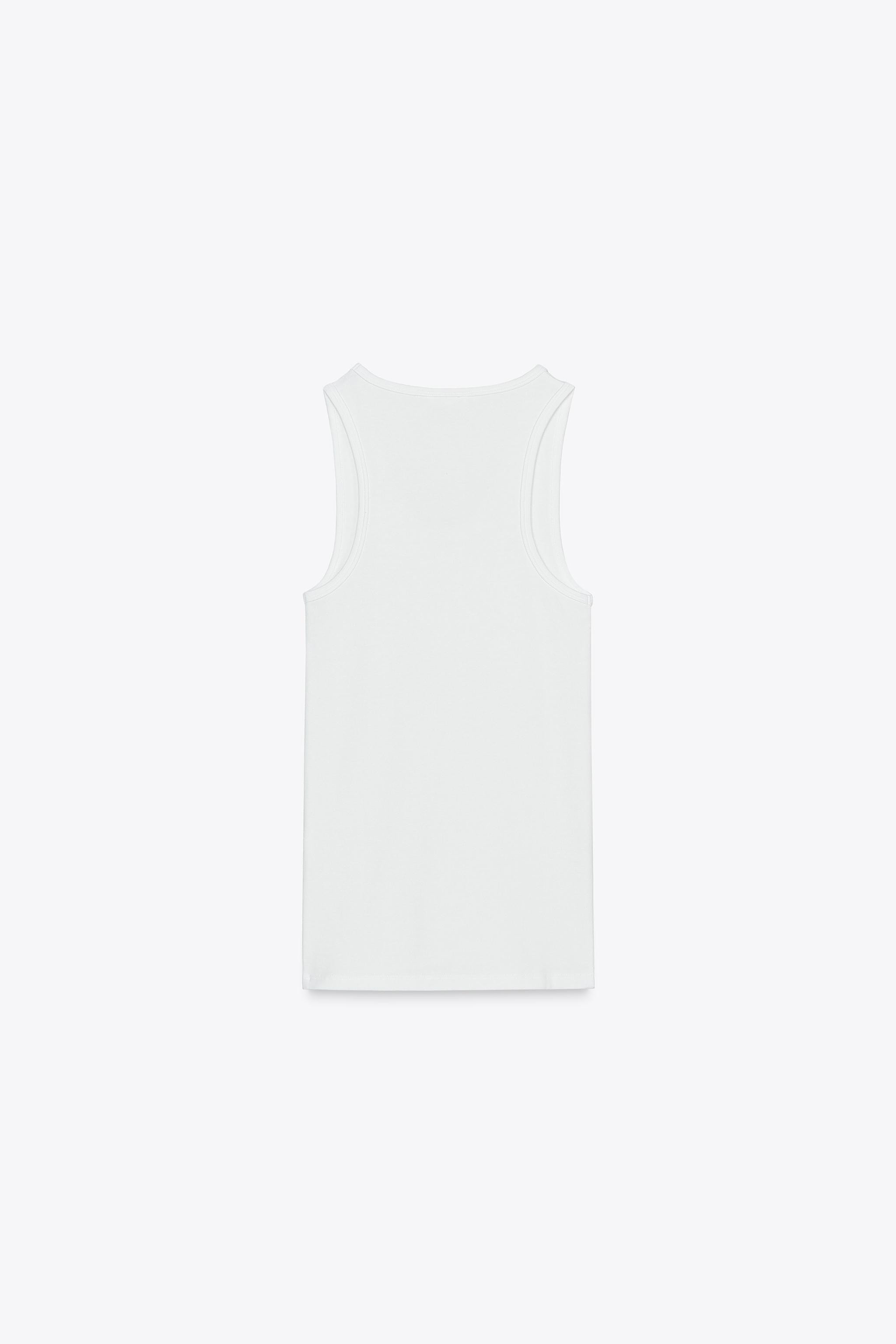 COTTON MODAL VEST TOP | Zara UK