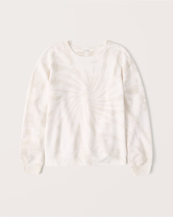 Women's Wash Effect Crew Sweatshirt | Women's Tops | Abercrombie.com | Abercrombie & Fitch (US)
